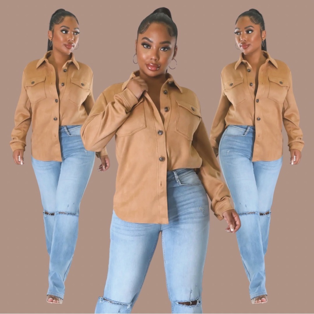 ✨NWT✨ Fall Button Down Shacket - Picture 2 of 4